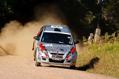 15;14-May-2011;APRC;Asia-Pacific-Rally-Championship;Australia;IROQ;Imbil;International-Rally-Of-Queensland;Karamjit-Singh;Proton-Cusco-Rally-Team;Proton-Satria-Neo;QLD;Queensland;Sunshine-Coast;Vivek-Ponnusamy;auto;motorsport;racing;super-telephoto