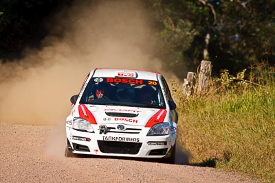 20;14-May-2011;20;ARC;Australia;Australian-Rally-Championship;IROQ;Imbil;International-Rally-Of-Queensland;John-Allen;QLD;Queensland;Ryan-Smart;Smart-Motorsport;Sunshine-Coast;Toyota-Corolla-Sportivo;auto;motorsport;racing;super-telephoto