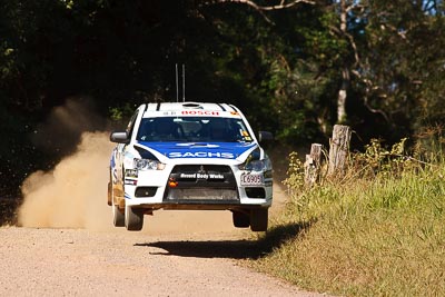 22;14-May-2011;22;ARC;Australia;Australian-Rally-Championship;IROQ;Imbil;International-Rally-Of-Queensland;John-McCarthy;Mitsubishi-Lancer-Evolution-X;QLD;Queensland;Sachs-Rally-Team;Steven-Shepheard;Sunshine-Coast;auto;motorsport;racing;super-telephoto