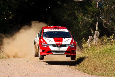 23;14-May-2011;23;ARC;Australia;Australian-Rally-Championship;Eli-Evans;Glen-Weston;Honda-Civic-Type-R;IROQ;Imbil;International-Rally-Of-Queensland;QLD;Queensland;Sunshine-Coast;auto;motorsport;racing;super-telephoto