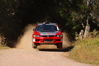 24;14-May-2011;24;ARC;Australia;Australian-Rally-Championship;Helen-Cheers;IROQ;Imbil;International-Rally-Of-Queensland;Michael-Boaden;Mitsubishi-Lancer-Evolution-IX;QLD;Queensland;Sunshine-Coast;auto;motorsport;racing;super-telephoto