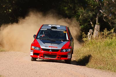 24;14-May-2011;24;ARC;Australia;Australian-Rally-Championship;Helen-Cheers;IROQ;Imbil;International-Rally-Of-Queensland;Michael-Boaden;Mitsubishi-Lancer-Evolution-IX;QLD;Queensland;Sunshine-Coast;auto;motorsport;racing;super-telephoto