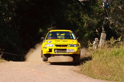 25;14-May-2011;25;ARC;Australia;Australian-Rally-Championship;Hugh-Reardon‒Smith;IROQ;Imbil;International-Rally-Of-Queensland;John-Goasdoue;Mitsubishi-Lancer-Evolution-VI;QLD;Queensland;Sunshine-Coast;auto;motorsport;racing;super-telephoto