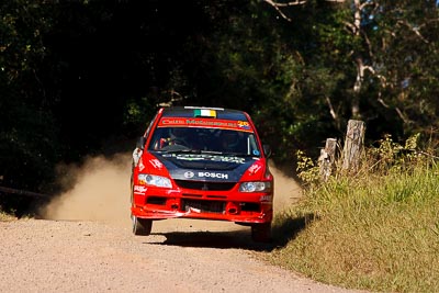 26;14-May-2011;26;ARC;Australia;Australian-Rally-Championship;Ben-Atkinson;Charlie-Drake;IROQ;Imbil;International-Rally-Of-Queensland;Mitsubishi-Lancer-Evolution-VIII;QLD;Queensland;Sunshine-Coast;auto;motorsport;racing;super-telephoto