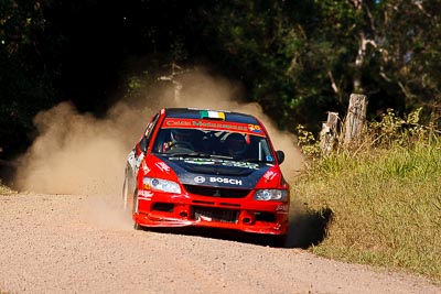 26;14-May-2011;26;ARC;Australia;Australian-Rally-Championship;Ben-Atkinson;Charlie-Drake;IROQ;Imbil;International-Rally-Of-Queensland;Mitsubishi-Lancer-Evolution-VIII;QLD;Queensland;Sunshine-Coast;auto;motorsport;racing;super-telephoto