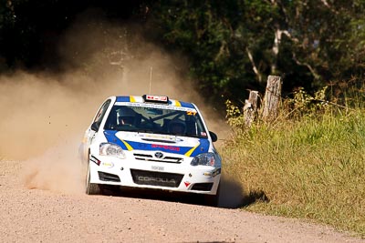 27;14-May-2011;27;ARC;Australia;Australian-Rally-Championship;IROQ;Imbil;International-Rally-Of-Queensland;Margot-Knowles;QLD;Queensland;Simon-Knowles;Sunshine-Coast;Toyota-Corolla-Sportivo;auto;motorsport;racing;super-telephoto