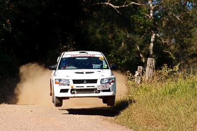 28;14-May-2011;ARC;Australia;Australian-Rally-Championship;IROQ;Imbil;International-Rally-Of-Queensland;Martin-Penfold;Mitsubishi-Lancer-Evolution-VII;Paul-Andrews;QLD;Queensland;Sunshine-Coast;auto;motorsport;racing;super-telephoto