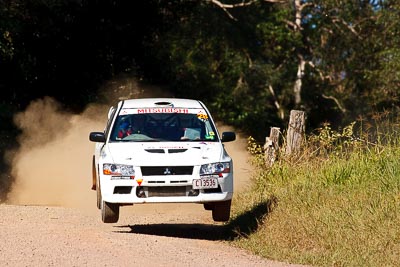 28;14-May-2011;ARC;Australia;Australian-Rally-Championship;IROQ;Imbil;International-Rally-Of-Queensland;Martin-Penfold;Mitsubishi-Lancer-Evolution-VII;Paul-Andrews;QLD;Queensland;Sunshine-Coast;auto;motorsport;racing;super-telephoto