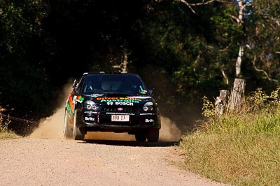 30;14-May-2011;30;ARC;Australia;Australian-Rally-Championship;DSA-Motorsport;IROQ;Imbil;International-Rally-Of-Queensland;Mark-Butcher;QLD;Queensland;Subaru-Impreza-WRX;Sunshine-Coast;Warren-Phillip‒Clarke;auto;motorsport;racing;super-telephoto