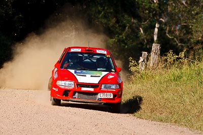 31;14-May-2011;31;ARC;Australia;Australian-Rally-Championship;Caitlin-Earley;IROQ;Imbil;International-Rally-Of-Queensland;Michael-Bailey;Mitsubishi-Lancer-Evolution-IV;QLD;Queensland;Sunshine-Coast;auto;motorsport;racing;super-telephoto