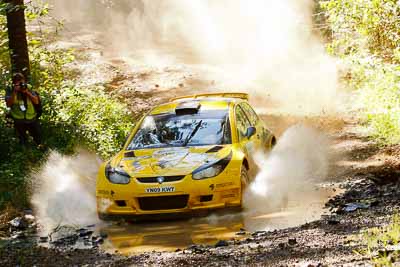 4;14-May-2011;4;APRC;Alister-McRae;Asia-Pacific-Rally-Championship;Australia;Bill-Hayes;IROQ;Imbil;International-Rally-Of-Queensland;Proton-Motorsports;Proton-Satria-Neo-S2000;QLD;Queensland;Sunshine-Coast;auto;motorsport;racing;telephoto;water-splash