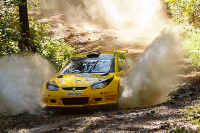 4;14-May-2011;4;APRC;Alister-McRae;Asia-Pacific-Rally-Championship;Australia;Bill-Hayes;IROQ;Imbil;International-Rally-Of-Queensland;Proton-Motorsports;Proton-Satria-Neo-S2000;QLD;Queensland;Sunshine-Coast;auto;motorsport;racing;telephoto;water-splash