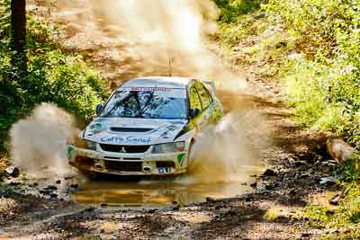 7;14-May-2011;7;APRC;Asia-Pacific-Rally-Championship;Australia;David-Green;IROQ;Imbil;International-Rally-Of-Queensland;Mitsubishi-Lancer-Evolution-IX;Nathan-Quinn;QLD;Queensland;Sunshine-Coast;auto;motorsport;racing;telephoto;water-splash