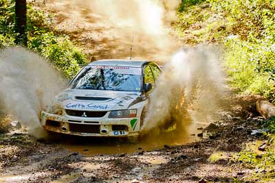 7;14-May-2011;7;APRC;Asia-Pacific-Rally-Championship;Australia;David-Green;IROQ;Imbil;International-Rally-Of-Queensland;Mitsubishi-Lancer-Evolution-IX;Nathan-Quinn;QLD;Queensland;Sunshine-Coast;auto;motorsport;racing;telephoto;water-splash