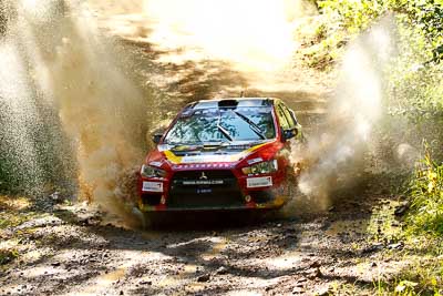 11;11;14-May-2011;APRC;Asia-Pacific-Rally-Championship;Australia;Fan-Fan;IROQ;Imbil;International-Rally-Of-Queensland;Junwei-Fang;QLD;Queensland;Soueast-Motor-Kumho-Team;Sunshine-Coast;auto;motorsport;racing;telephoto;water-splash