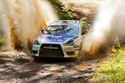 22;14-May-2011;22;ARC;Australia;Australian-Rally-Championship;IROQ;Imbil;International-Rally-Of-Queensland;John-McCarthy;Mitsubishi-Lancer-Evolution-X;QLD;Queensland;Sachs-Rally-Team;Steven-Shepheard;Sunshine-Coast;auto;motorsport;racing;telephoto