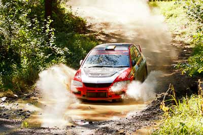 26;14-May-2011;26;ARC;Australia;Australian-Rally-Championship;Ben-Atkinson;Charlie-Drake;IROQ;Imbil;International-Rally-Of-Queensland;Mitsubishi-Lancer-Evolution-VIII;QLD;Queensland;Sunshine-Coast;auto;motorsport;racing;telephoto