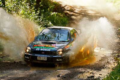 30;14-May-2011;30;ARC;Australia;Australian-Rally-Championship;DSA-Motorsport;IROQ;Imbil;International-Rally-Of-Queensland;Mark-Butcher;QLD;Queensland;Subaru-Impreza-WRX;Sunshine-Coast;Warren-Phillip‒Clarke;auto;motorsport;racing;telephoto