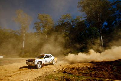 72;14-May-2011;Australia;Australian-Classic-Rally-Championship;David-Hills;Ford-Escort-Mk-I;IROQ;Imbil;International-Rally-Of-Queensland;Paul-Bennett;QLD;Queensland;Sunshine-Coast;auto;motorsport;racing;special-stage;wide-angle