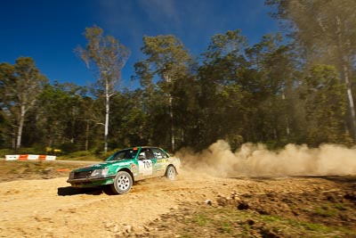 70;14-May-2011;70;Australia;Australian-Classic-Rally-Championship;Barry-Lowe;Helen-Pearl;Holden-Commodore-VC;IROQ;Imbil;International-Rally-Of-Queensland;QLD;Queensland;Sunshine-Coast;auto;motorsport;racing;special-stage;wide-angle