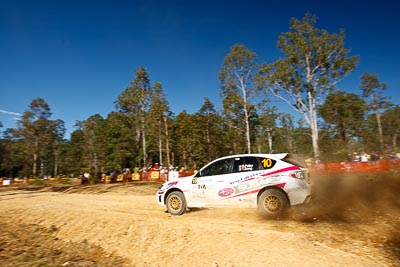 10;10;14-May-2011;APRC;Asia-Pacific-Rally-Championship;Australia;Daniel-Palau;IROQ;Imbil;International-Rally-Of-Queensland;Possum-Bourne-Motorsport;QLD;Queensland;Subaru-Impreza-WRX-STI;Sunshine-Coast;Thierry-Song;auto;motorsport;racing;special-stage;wide-angle