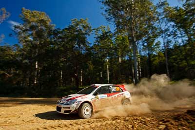 20;14-May-2011;20;ARC;Australia;Australian-Rally-Championship;IROQ;Imbil;International-Rally-Of-Queensland;John-Allen;QLD;Queensland;Ryan-Smart;Smart-Motorsport;Sunshine-Coast;Toyota-Corolla-Sportivo;auto;motorsport;racing;special-stage;wide-angle