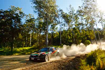 30;14-May-2011;30;ARC;Australia;Australian-Rally-Championship;DSA-Motorsport;IROQ;Imbil;International-Rally-Of-Queensland;Mark-Butcher;QLD;Queensland;Subaru-Impreza-WRX;Sunshine-Coast;Warren-Phillip‒Clarke;auto;motorsport;racing;special-stage;wide-angle