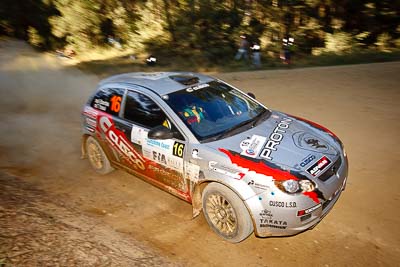 16;14-May-2011;16;APRC;Akira-Bamba;Asia-Pacific-Rally-Championship;Australia;IROQ;Imbil;International-Rally-Of-Queensland;Proton-Cusco-Rally-Team;Proton-Satria-Neo;QLD;Queensland;Sunshine-Coast;Takahiro-Yasui;auto;motorsport;racing;special-stage;wide-angle