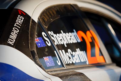 22;14-May-2011;22;ARC;Australia;Australian-Rally-Championship;IROQ;Imbil;International-Rally-Of-Queensland;John-McCarthy;Mitsubishi-Lancer-Evolution-X;QLD;Queensland;Sachs-Rally-Team;Steven-Shepheard;Sunshine-Coast;auto;close‒up;detail;motorsport;racing;service-park;telephoto