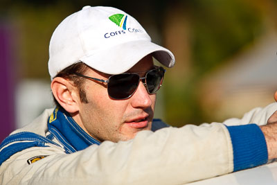 15-May-2011;APRC;Asia-Pacific-Rally-Championship;Australia;IROQ;Imbil;International-Rally-Of-Queensland;Nathan-Quinn;QLD;Queensland;Sunshine-Coast;auto;motorsport;portrait;racing;service-park;telephoto