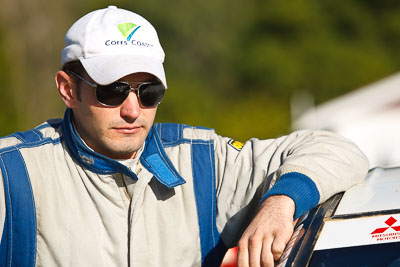 15-May-2011;APRC;Asia-Pacific-Rally-Championship;Australia;IROQ;Imbil;International-Rally-Of-Queensland;Nathan-Quinn;QLD;Queensland;Sunshine-Coast;auto;motorsport;portrait;racing;service-park;telephoto