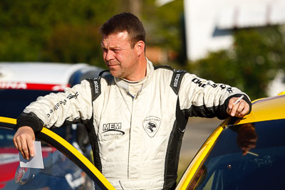 15-May-2011;APRC;Asia-Pacific-Rally-Championship;Australia;IROQ;Imbil;International-Rally-Of-Queensland;QLD;Queensland;Stephane-Prevot;Sunshine-Coast;auto;motorsport;portrait;racing;service-park;telephoto