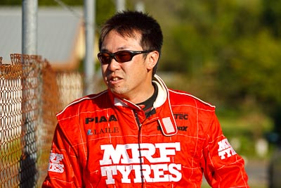 15-May-2011;APRC;Asia-Pacific-Rally-Championship;Australia;IROQ;Imbil;International-Rally-Of-Queensland;Katsu-Taguchi;QLD;Queensland;Sunshine-Coast;auto;motorsport;portrait;racing;service-park;telephoto