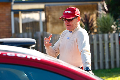 15-May-2011;APRC;Asia-Pacific-Rally-Championship;Australia;IROQ;Imbil;International-Rally-Of-Queensland;Mark-Stacey;QLD;Queensland;Sunshine-Coast;auto;motorsport;portrait;racing;service-park;telephoto