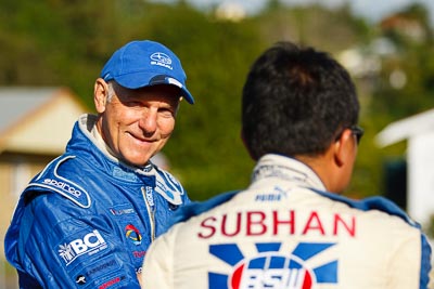 15-May-2011;2011-International-Rally-Of-Queensland;APRC;Asia-Pacific-Rally-Championship;Australia;IROQ;Imbil;International-Rally-Of-Queensland;Jean‒Louis-Leyraud;QLD;Queensland;Sunshine-Coast;Topshot;auto;motorsport;portrait;racing;smile;telephoto