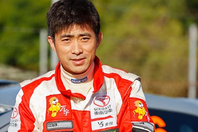 15-May-2011;APRC;Asia-Pacific-Rally-Championship;Australia;IROQ;Imbil;International-Rally-Of-Queensland;Junwei-Fang;QLD;Queensland;Sunshine-Coast;auto;motorsport;portrait;racing;service-park;telephoto