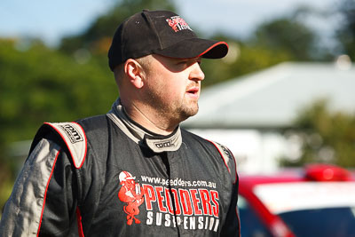 15-May-2011;ARC;Australia;Australian-Rally-Championship;IROQ;Imbil;International-Rally-Of-Queensland;Lee-Tierney;QLD;Queensland;Sunshine-Coast;auto;motorsport;portrait;racing;service-park;telephoto