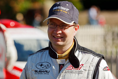 15-May-2011;ARC;Australia;Australian-Rally-Championship;Ben-Atkinson;IROQ;Imbil;International-Rally-Of-Queensland;QLD;Queensland;Sunshine-Coast;auto;motorsport;portrait;racing;service-park;telephoto