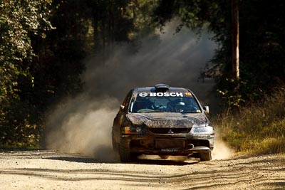 19;15-May-2011;19;ARC;Activ-RallySport;Australia;Australian-Rally-Championship;IROQ;Imbil;International-Rally-Of-Queensland;Justin-Dowel;Matt-Lee;Mitsubishi-Lancer-Evolution-IX;QLD;Queensland;Sunshine-Coast;auto;motorsport;racing;special-stage;telephoto