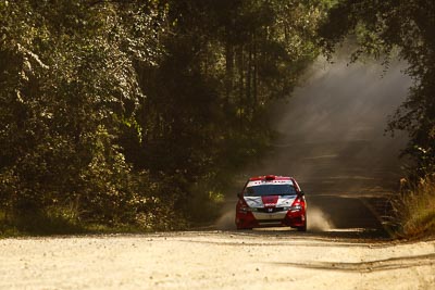 23;15-May-2011;23;ARC;Australia;Australian-Rally-Championship;Eli-Evans;Glen-Weston;Honda-Civic-Type-R;IROQ;Imbil;International-Rally-Of-Queensland;QLD;Queensland;Sunshine-Coast;auto;motorsport;racing;special-stage;telephoto