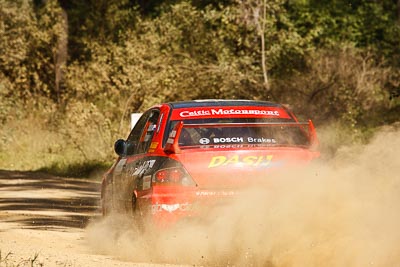 26;15-May-2011;26;ARC;Australia;Australian-Rally-Championship;Ben-Atkinson;Charlie-Drake;IROQ;Imbil;International-Rally-Of-Queensland;Mitsubishi-Lancer-Evolution-VIII;QLD;Queensland;Sunshine-Coast;auto;motorsport;racing;special-stage;telephoto