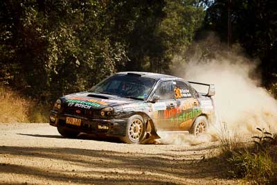 30;15-May-2011;30;ARC;Australia;Australian-Rally-Championship;DSA-Motorsport;IROQ;Imbil;International-Rally-Of-Queensland;Mark-Butcher;QLD;Queensland;Subaru-Impreza-WRX;Sunshine-Coast;Warren-Phillip‒Clarke;auto;motorsport;racing;special-stage;telephoto