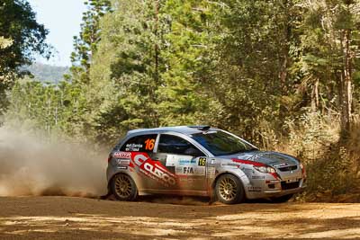 16;15-May-2011;16;APRC;Akira-Bamba;Asia-Pacific-Rally-Championship;Australia;IROQ;Imbil;International-Rally-Of-Queensland;Proton-Cusco-Rally-Team;Proton-Satria-Neo;QLD;Queensland;Sunshine-Coast;Takahiro-Yasui;auto;motorsport;racing;special-stage;telephoto