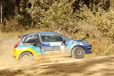 14;14;15-May-2011;APRC;Asia-Pacific-Rally-Championship;Australia;Daymon-Nicoli;Ford-Fiesta-ST;IROQ;Imbil;International-Rally-Of-Queensland;QLD;Queensland;Razvan-Vlad;Sunshine-Coast;auto;motorsport;racing;special-stage;telephoto