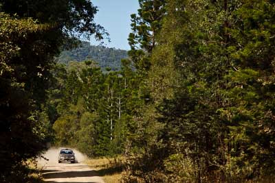 19;15-May-2011;19;ARC;Activ-RallySport;Australia;Australian-Rally-Championship;IROQ;Imbil;International-Rally-Of-Queensland;Justin-Dowel;Matt-Lee;Mitsubishi-Lancer-Evolution-IX;QLD;Queensland;Sunshine-Coast;auto;motorsport;racing;special-stage;telephoto