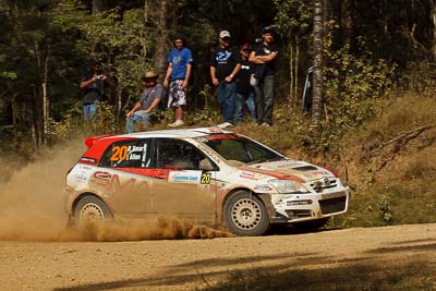 20;15-May-2011;20;ARC;Australia;Australian-Rally-Championship;IROQ;Imbil;International-Rally-Of-Queensland;John-Allen;QLD;Queensland;Ryan-Smart;Smart-Motorsport;Sunshine-Coast;Toyota-Corolla-Sportivo;auto;motorsport;racing;special-stage;telephoto