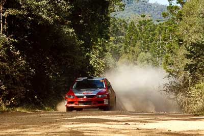 24;15-May-2011;24;ARC;Australia;Australian-Rally-Championship;Helen-Cheers;IROQ;Imbil;International-Rally-Of-Queensland;Michael-Boaden;Mitsubishi-Lancer-Evolution-IX;QLD;Queensland;Sunshine-Coast;auto;motorsport;racing;special-stage;telephoto