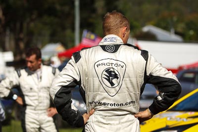 15-May-2011;APRC;Alister-McRae;Asia-Pacific-Rally-Championship;Australia;IROQ;Imbil;International-Rally-Of-Queensland;QLD;Queensland;Sunshine-Coast;auto;motorsport;portrait;racing;service-park;telephoto