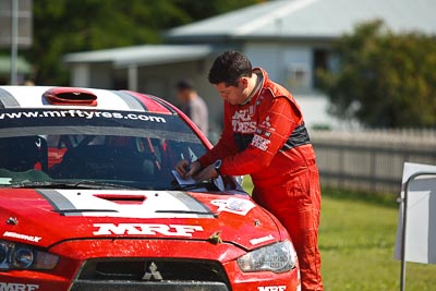 15-May-2011;APRC;Asia-Pacific-Rally-Championship;Australia;Glen-Macneall;IROQ;Imbil;International-Rally-Of-Queensland;QLD;Queensland;Sunshine-Coast;auto;motorsport;portrait;racing;service-park;telephoto