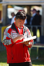 15-May-2011;APRC;Asia-Pacific-Rally-Championship;Australia;IROQ;Imbil;International-Rally-Of-Queensland;QLD;Queensland;Sunshine-Coast;Team-MRF;auto;motorsport;portrait;racing;service-park;telephoto